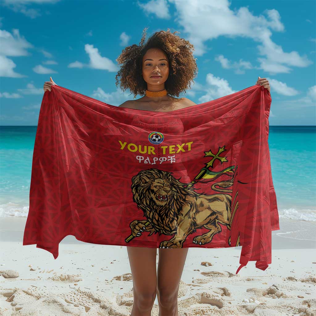 Custom Ethiopia Football Sarong Go Champions LT15