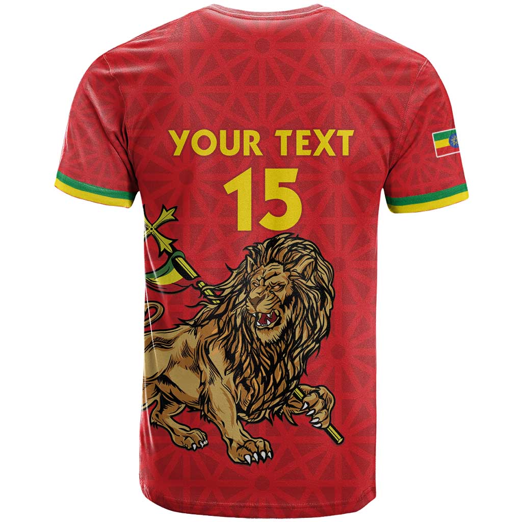 Custom Ethiopia Football T shirt Go Champions LT15