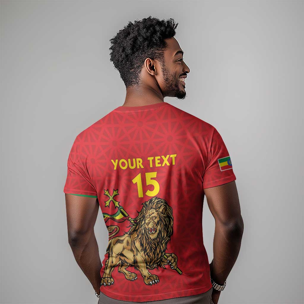 Custom Ethiopia Football T shirt Go Champions LT15