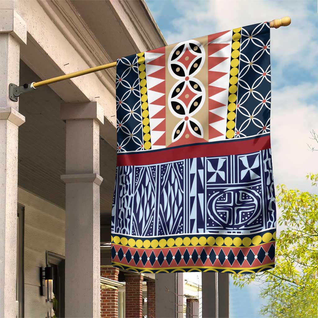 Toghu Bamenda Garden Flag Cameroon Traditional Pattern LT15