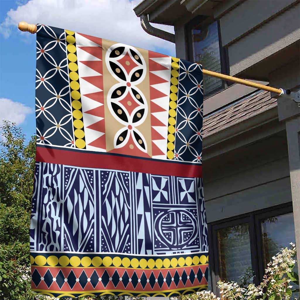 Toghu Bamenda Garden Flag Cameroon Traditional Pattern LT15