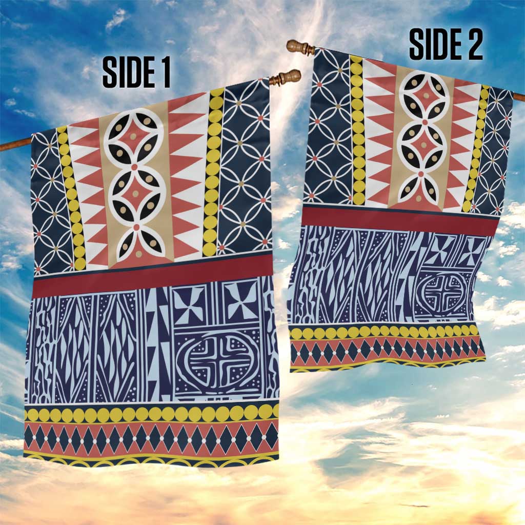 Toghu Bamenda Garden Flag Cameroon Traditional Pattern LT15