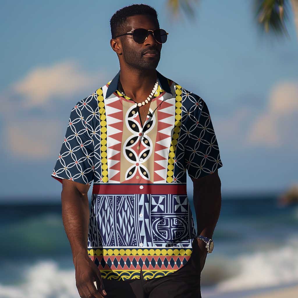 Toghu Bamenda Hawaiian Shirt Cameroon Traditional Pattern LT15