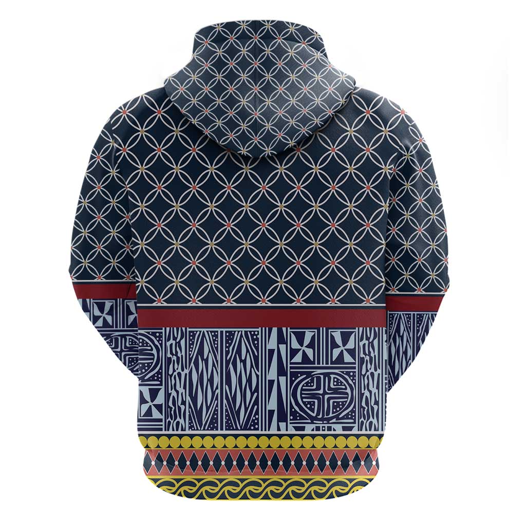 Toghu Bamenda Hoodie Cameroon North West Traditional Pattern LT15