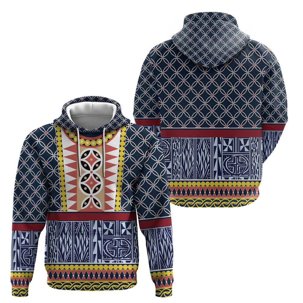 Toghu Bamenda Hoodie Cameroon North West Traditional Pattern LT15