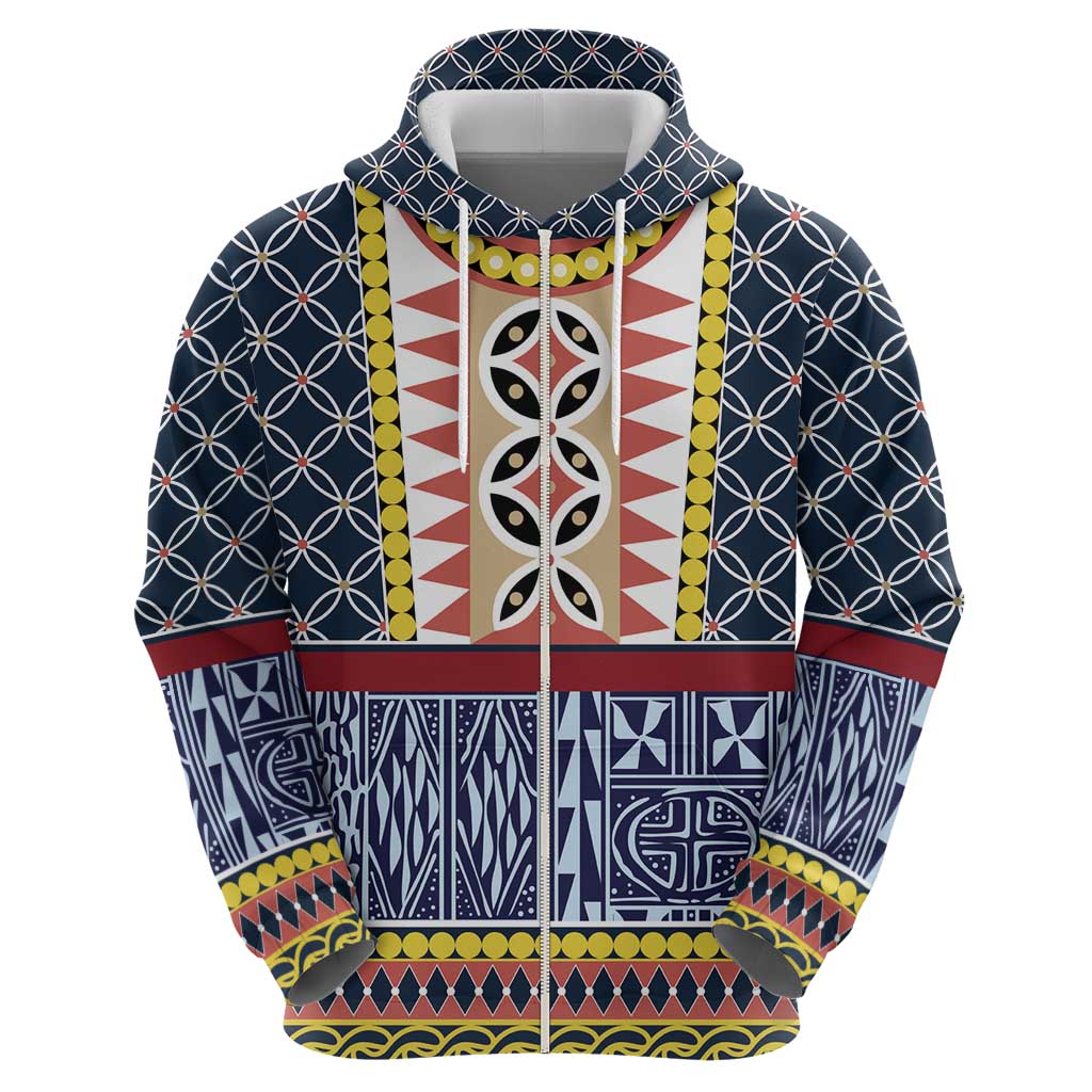 Toghu Bamenda Hoodie Cameroon North West Traditional Pattern LT15