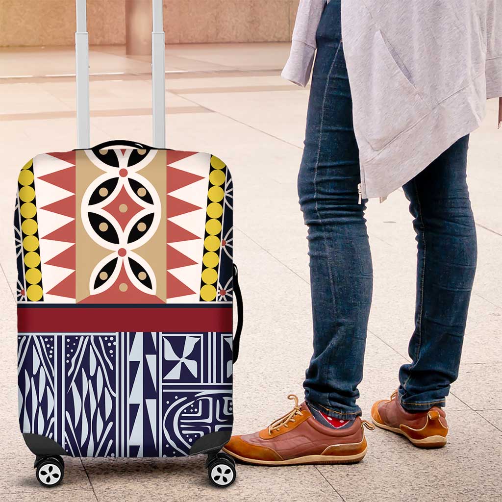 Toghu Bamenda Luggage Cover Cameroon North West Traditional Pattern LT15
