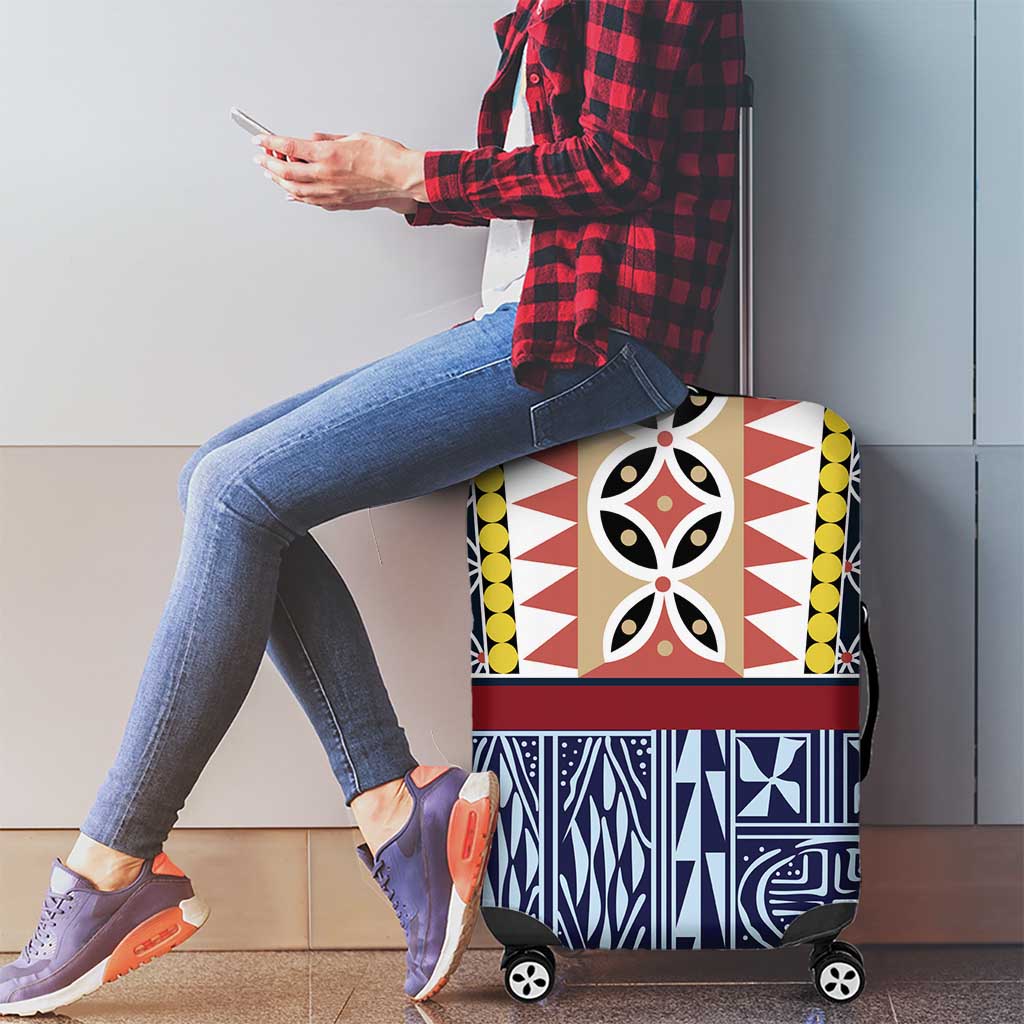 Toghu Bamenda Luggage Cover Cameroon North West Traditional Pattern LT15