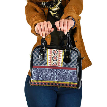 Toghu Bamenda Shoulder Handbag Cameroon North West Traditional Pattern LT15