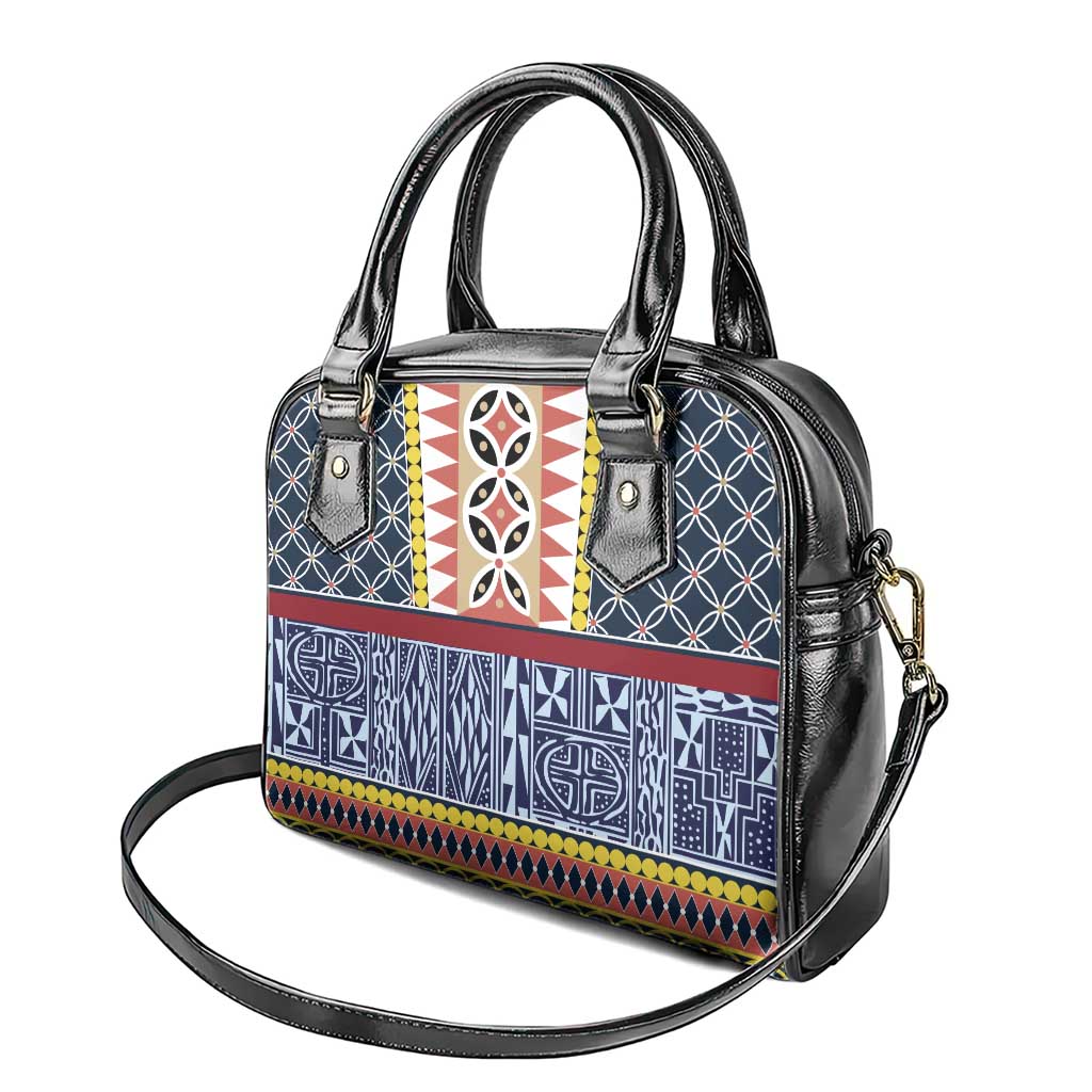 Toghu Bamenda Shoulder Handbag Cameroon North West Traditional Pattern LT15