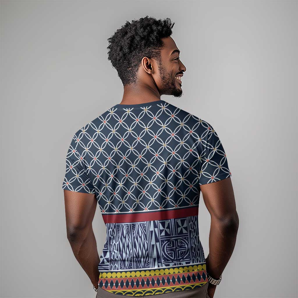 Toghu Bamenda T shirt Cameroon Traditional Pattern LT15