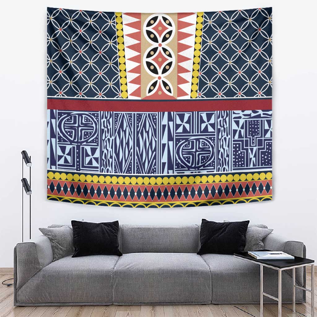 Toghu Bamenda Tapestry Cameroon Traditional Pattern LT15