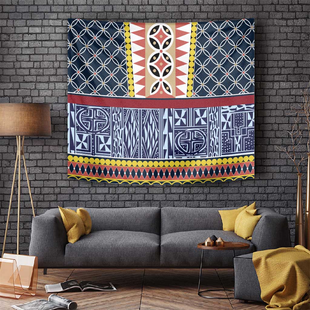 Toghu Bamenda Tapestry Cameroon Traditional Pattern LT15