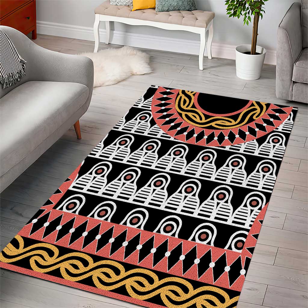 Cameroon Area Rug Toghu Traditional Pattern LT15