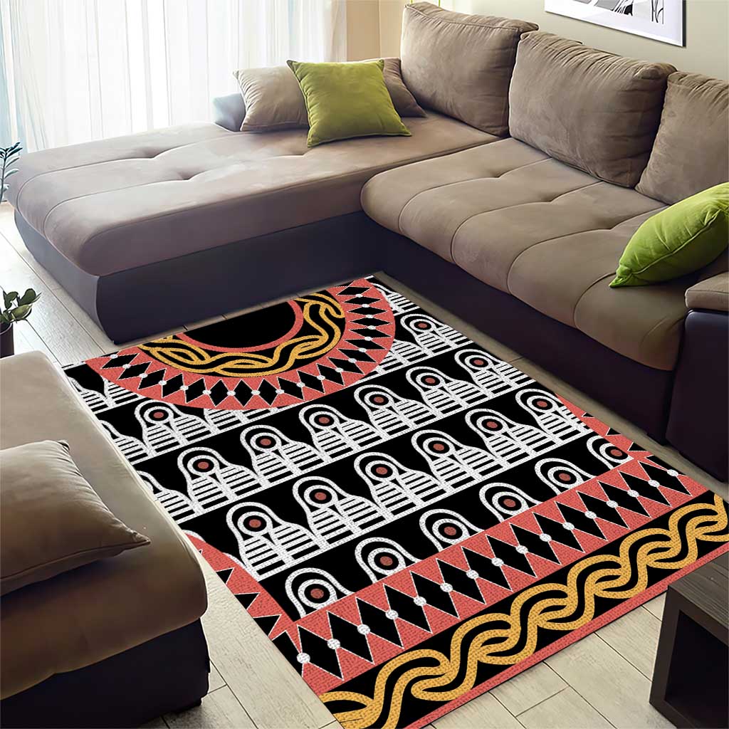 Cameroon Area Rug Toghu Traditional Pattern LT15