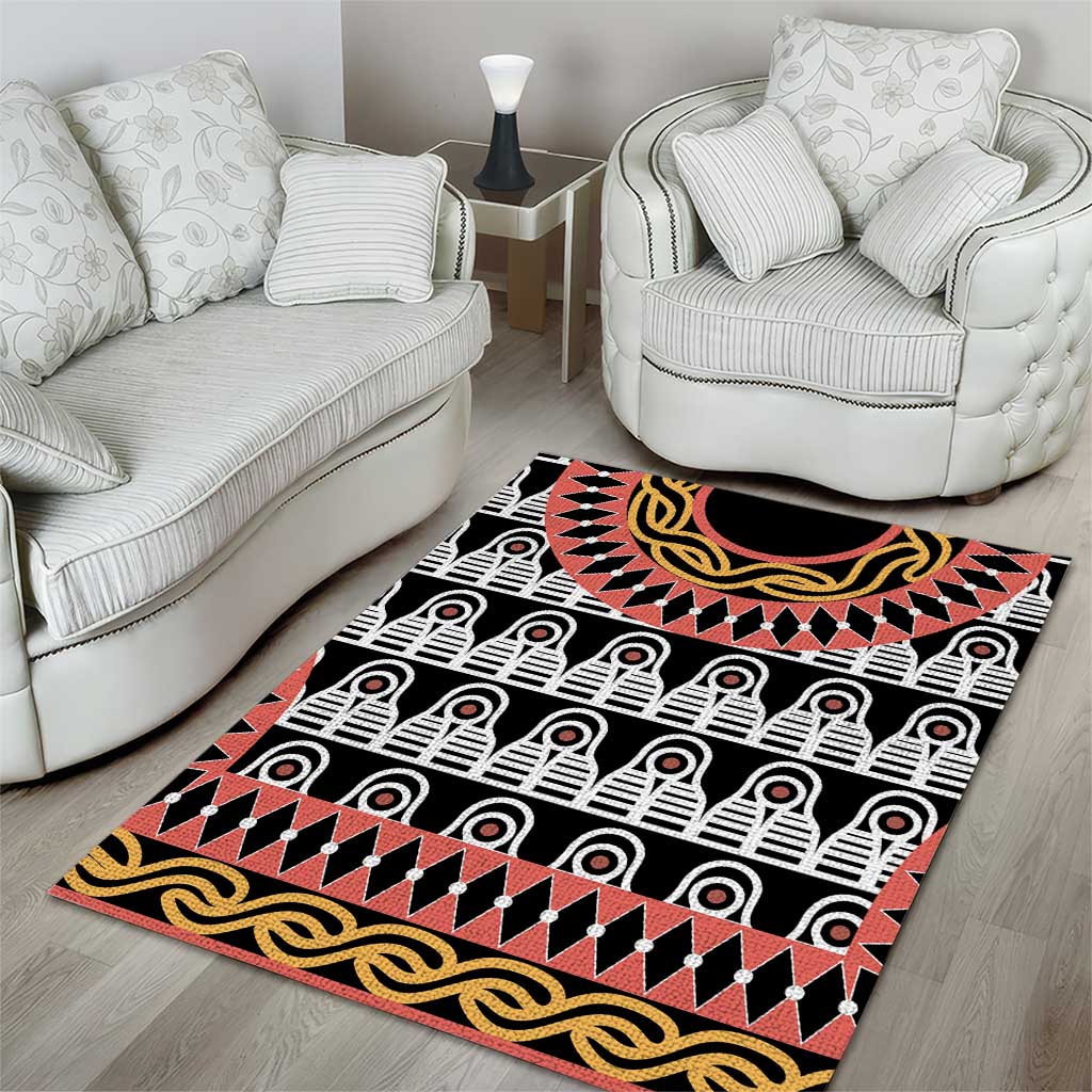 Cameroon Area Rug Toghu Traditional Pattern LT15