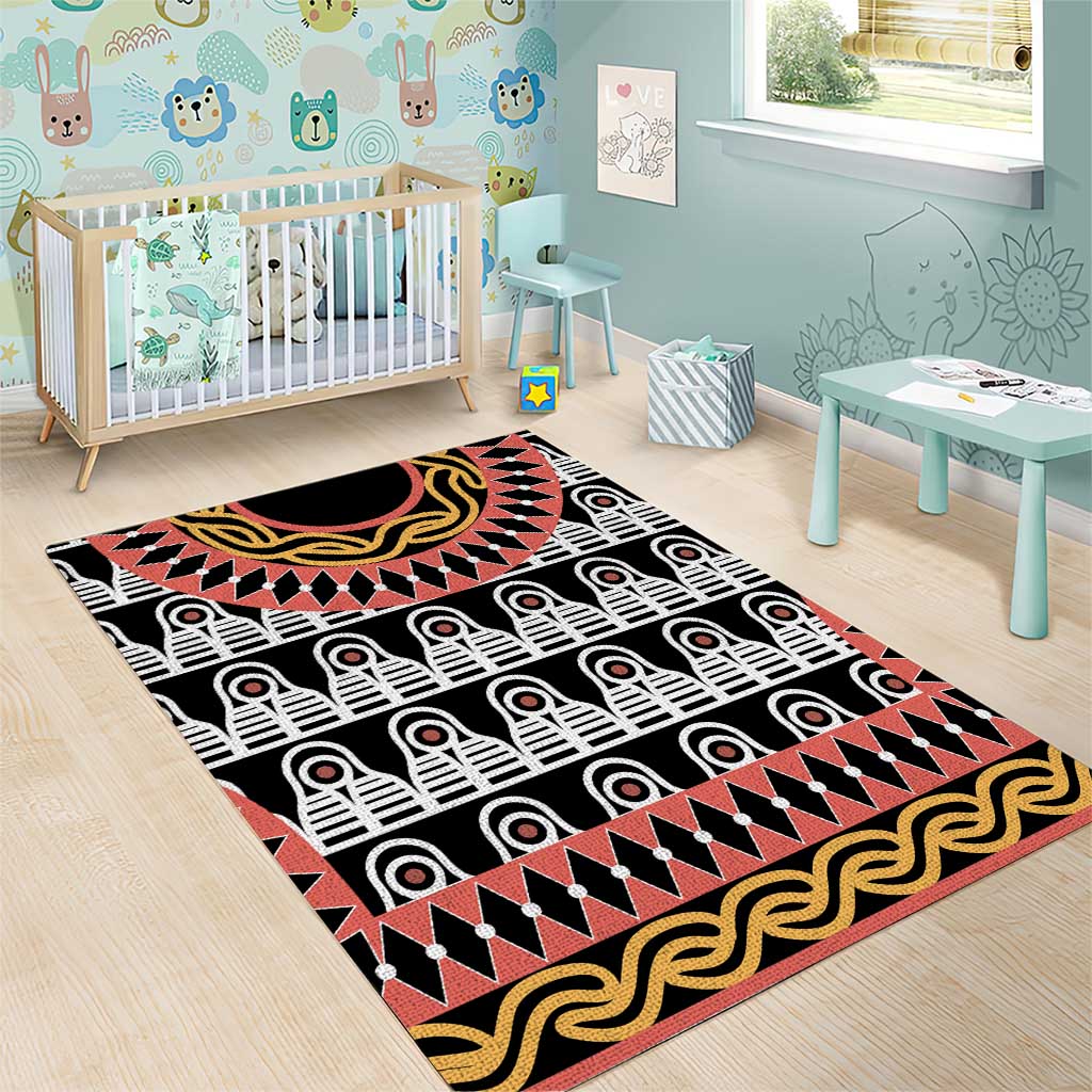 Cameroon Area Rug Toghu Traditional Pattern LT15