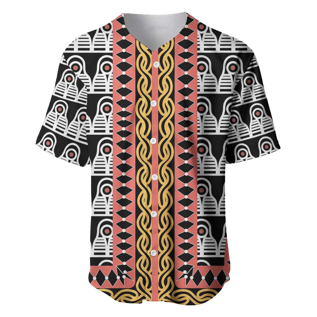 Cameroon Baseball Jersey Toghu Traditional Pattern LT15