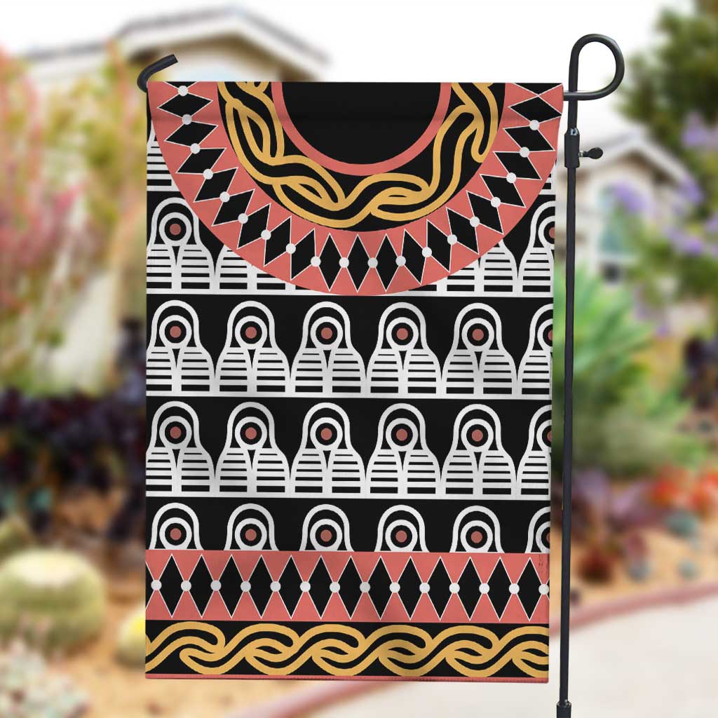 Cameroon Garden Flag Toghu Traditional Pattern LT15