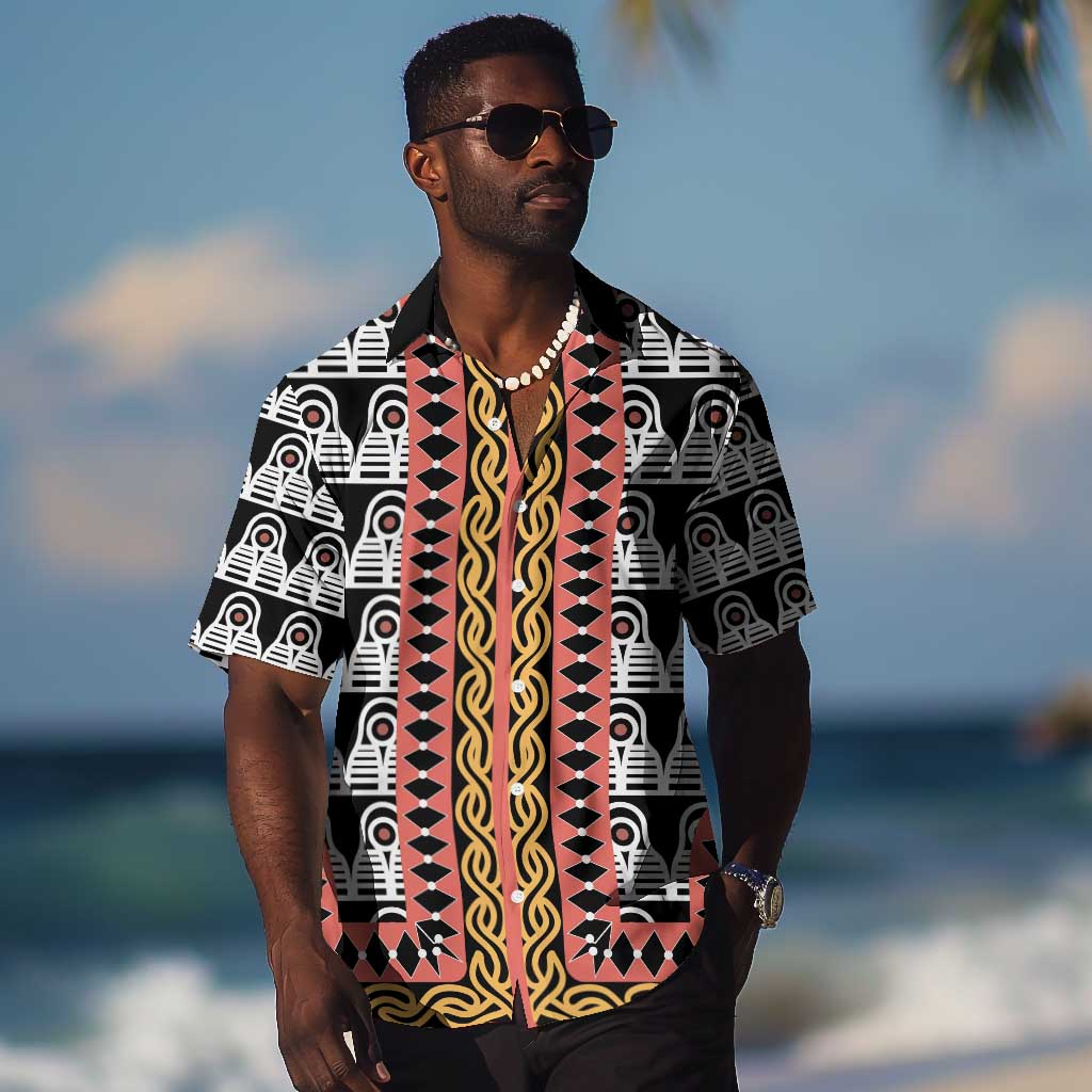 Cameroon Hawaiian Shirt Toghu Traditional Pattern LT15