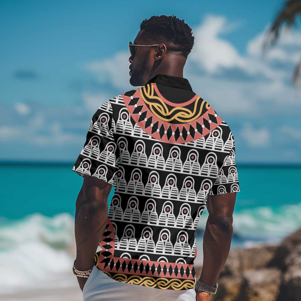 Cameroon Hawaiian Shirt Toghu Traditional Pattern LT15