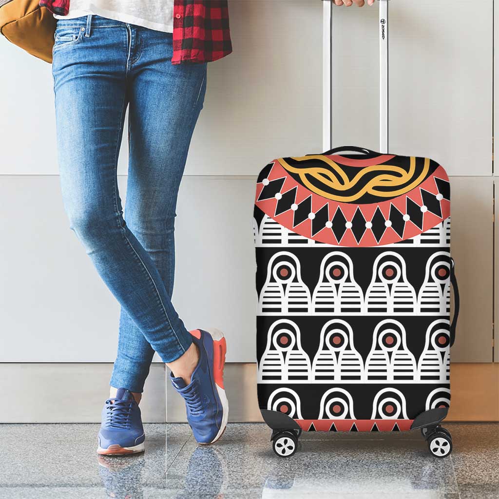 Cameroon Toghu Traditional Pattern Luggage Cover LT15