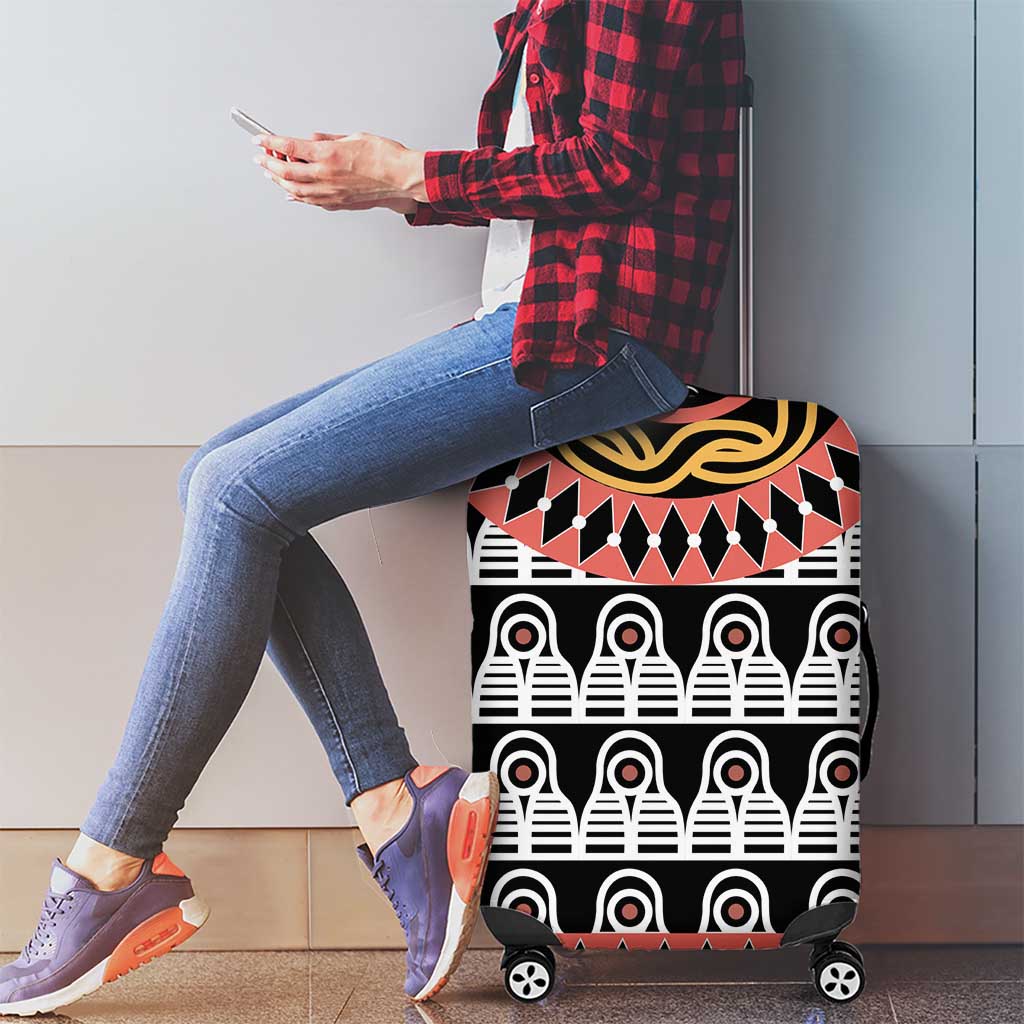 Cameroon Toghu Traditional Pattern Luggage Cover LT15