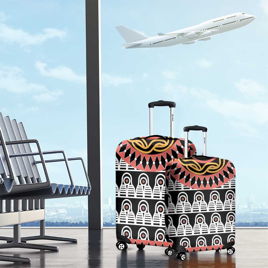 Cameroon Toghu Traditional Pattern Luggage Cover LT15