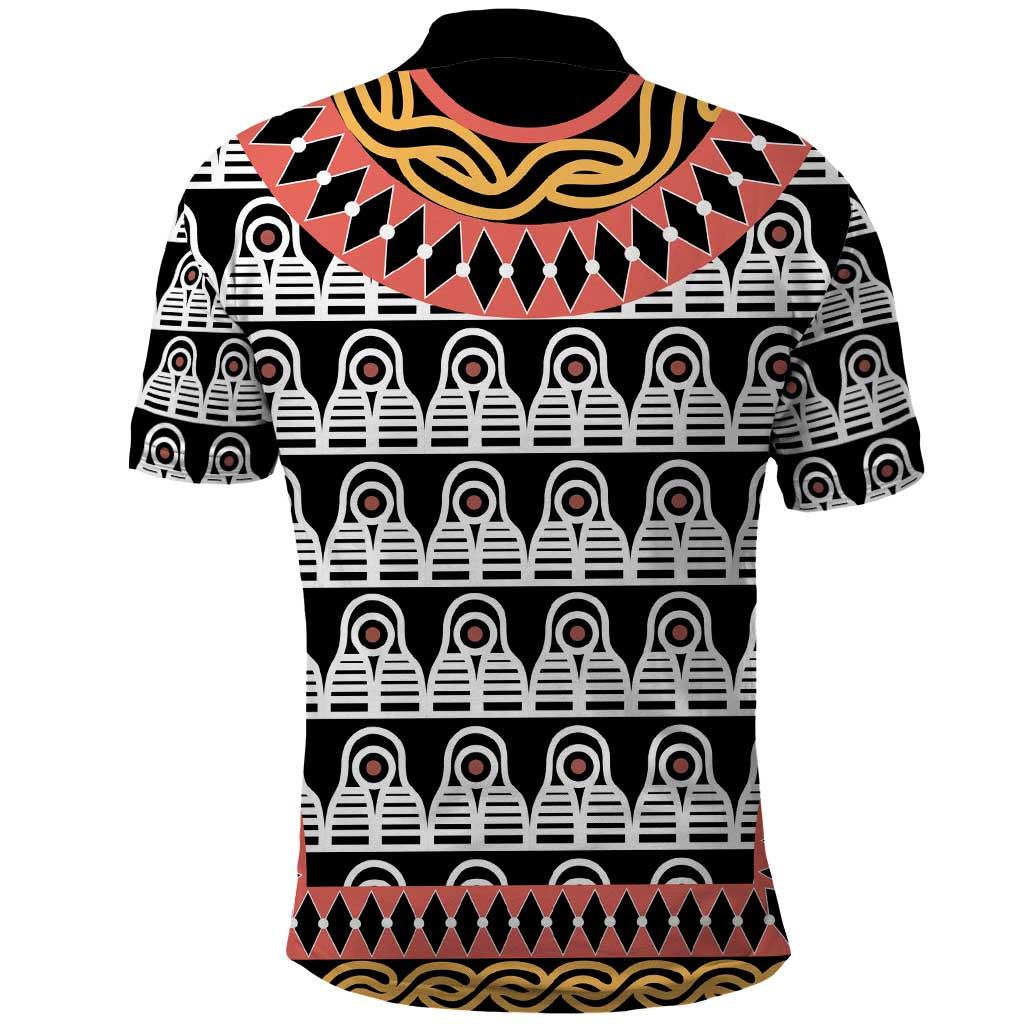 Cameroon Toghu Traditional Pattern Polo Shirt LT15