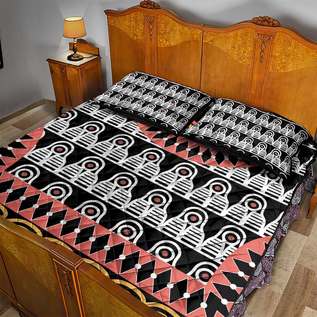 Cameroon Quilt Bed Set Toghu Traditional Pattern LT15