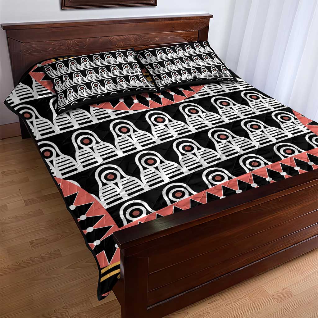 Cameroon Quilt Bed Set Toghu Traditional Pattern LT15