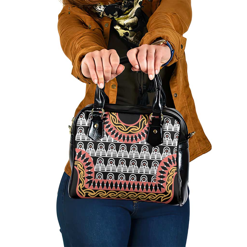 Cameroon Toghu Traditional Pattern Shoulder Handbag LT15