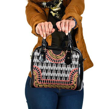 Cameroon Toghu Traditional Pattern Shoulder Handbag LT15