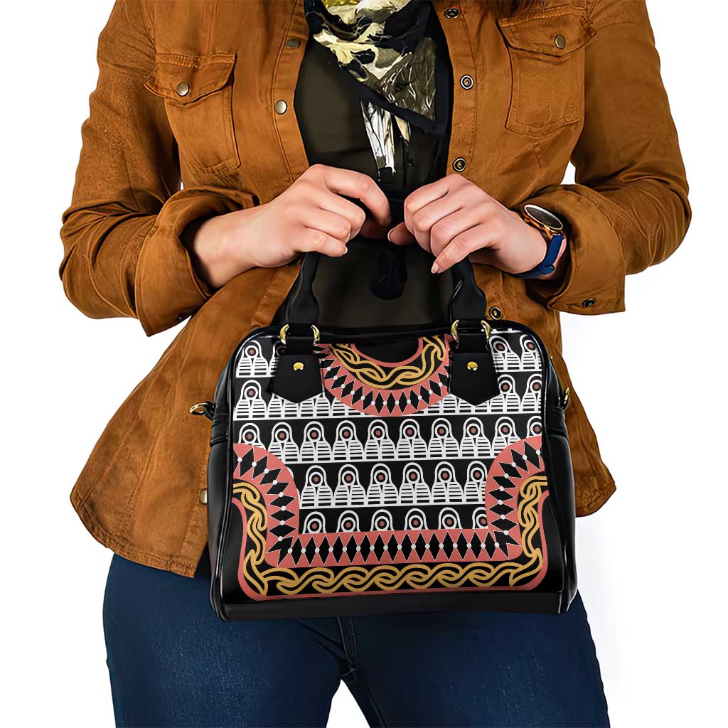 Cameroon Toghu Traditional Pattern Shoulder Handbag LT15