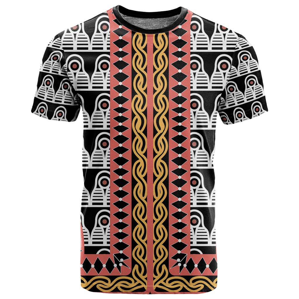 Cameroon T shirt Toghu Traditional Pattern LT15