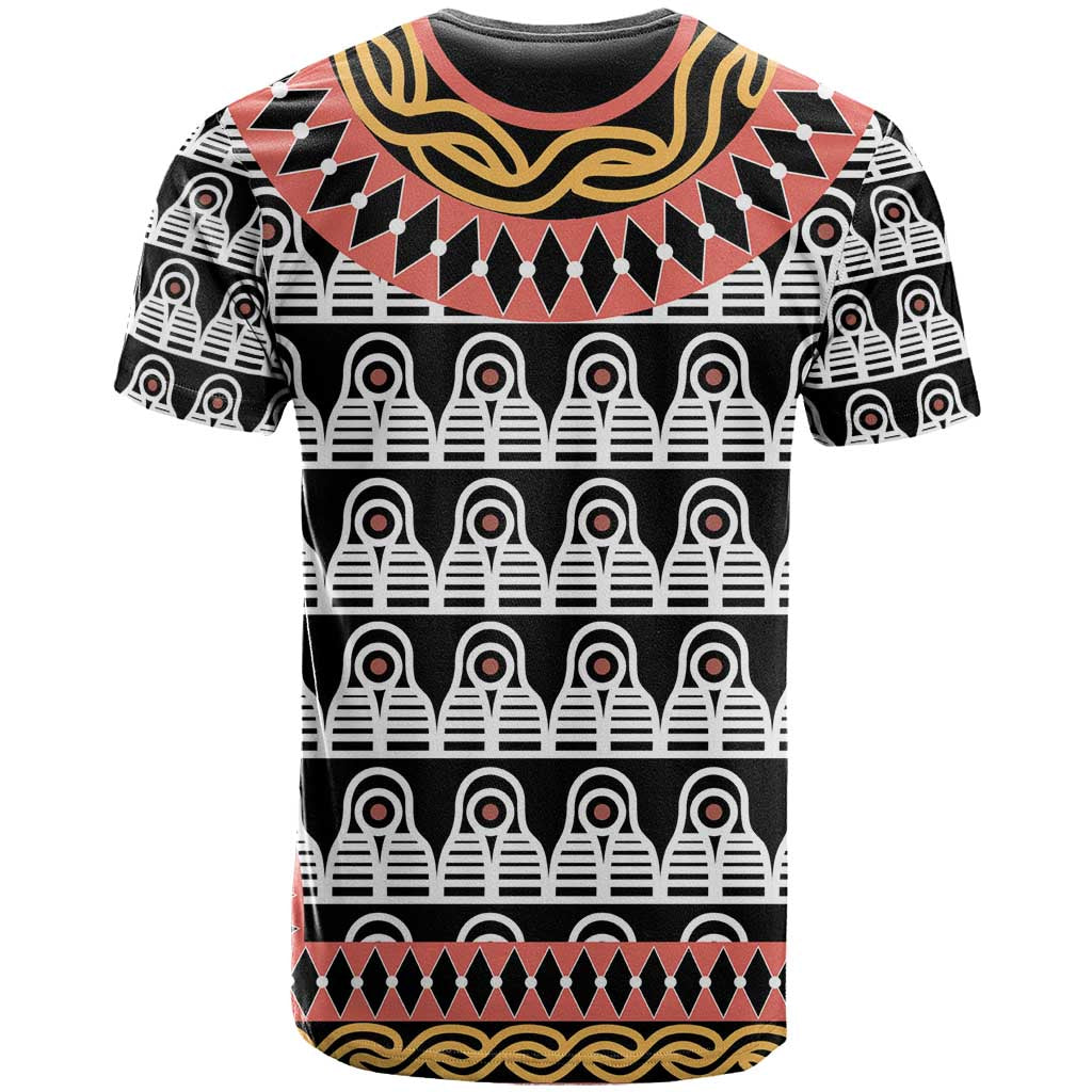 Cameroon T shirt Toghu Traditional Pattern LT15