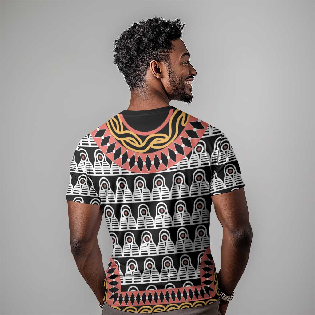 Cameroon T shirt Toghu Traditional Pattern LT15