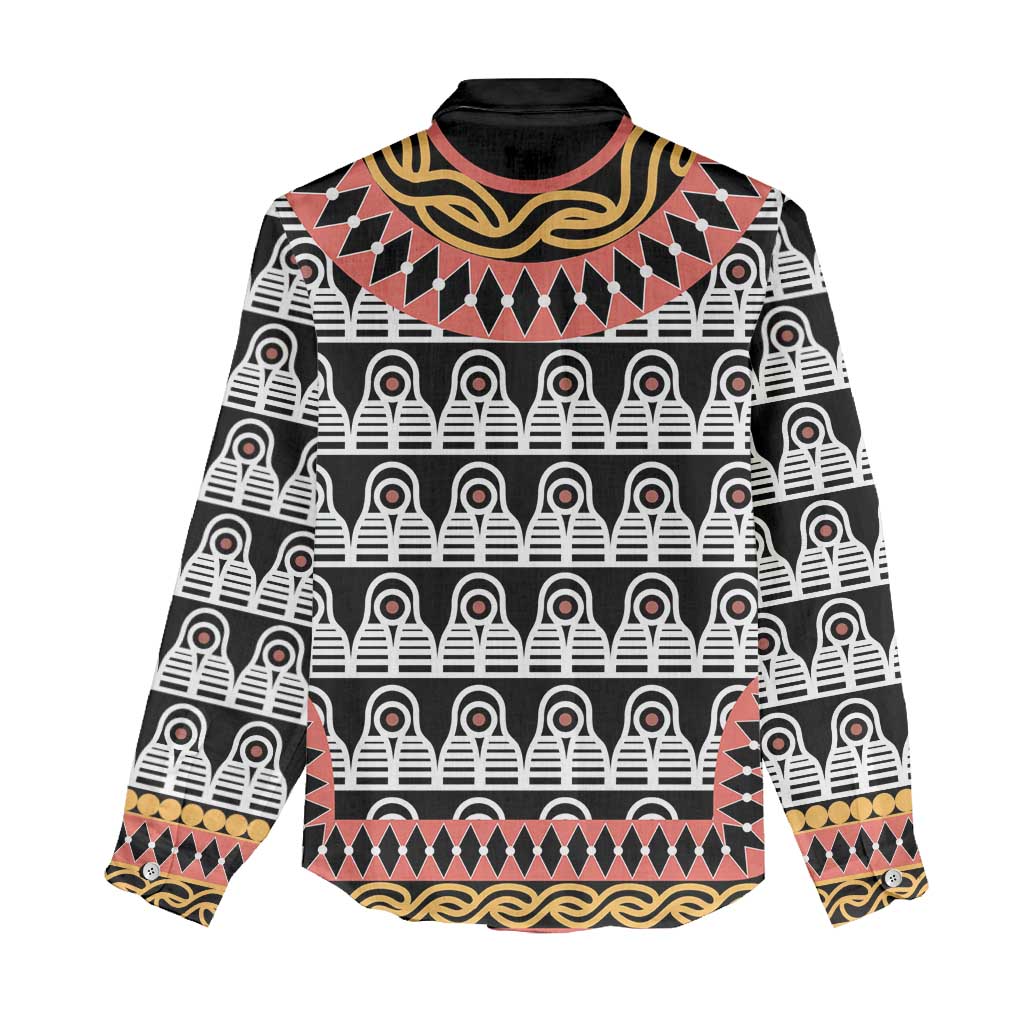 Cameroon Women Casual Shirt Toghu Traditional Pattern LT15