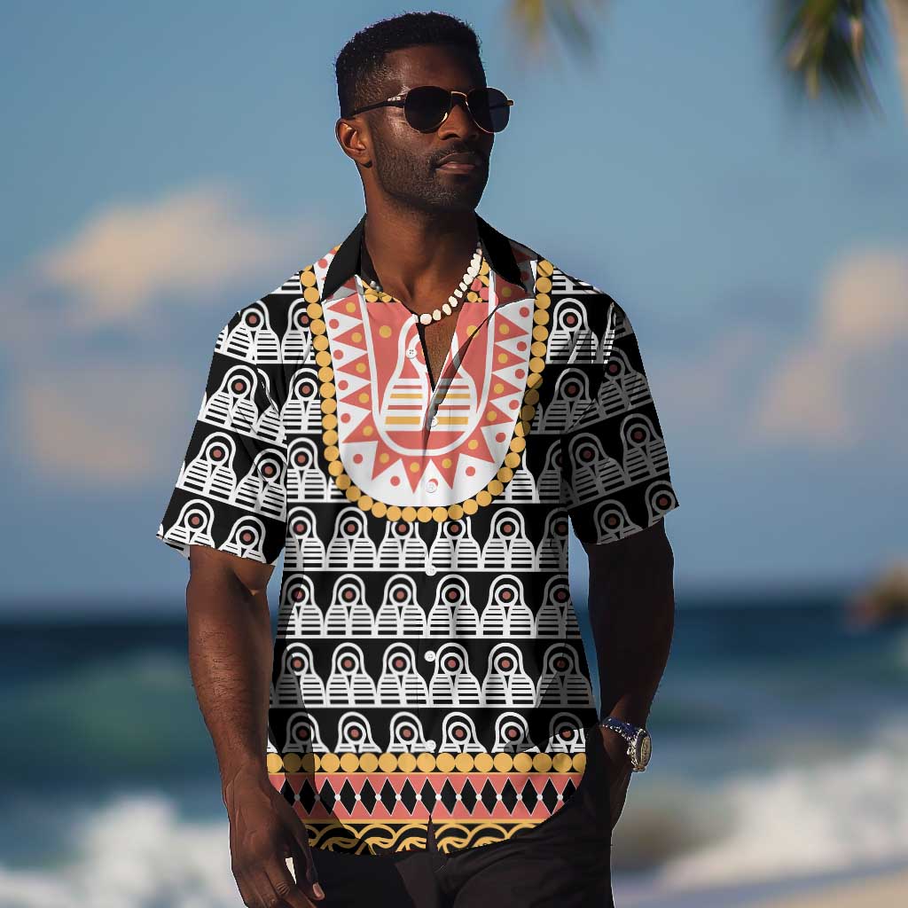 Cameroon Traditional Toghu Pattern Hawaiian Shirt LT15