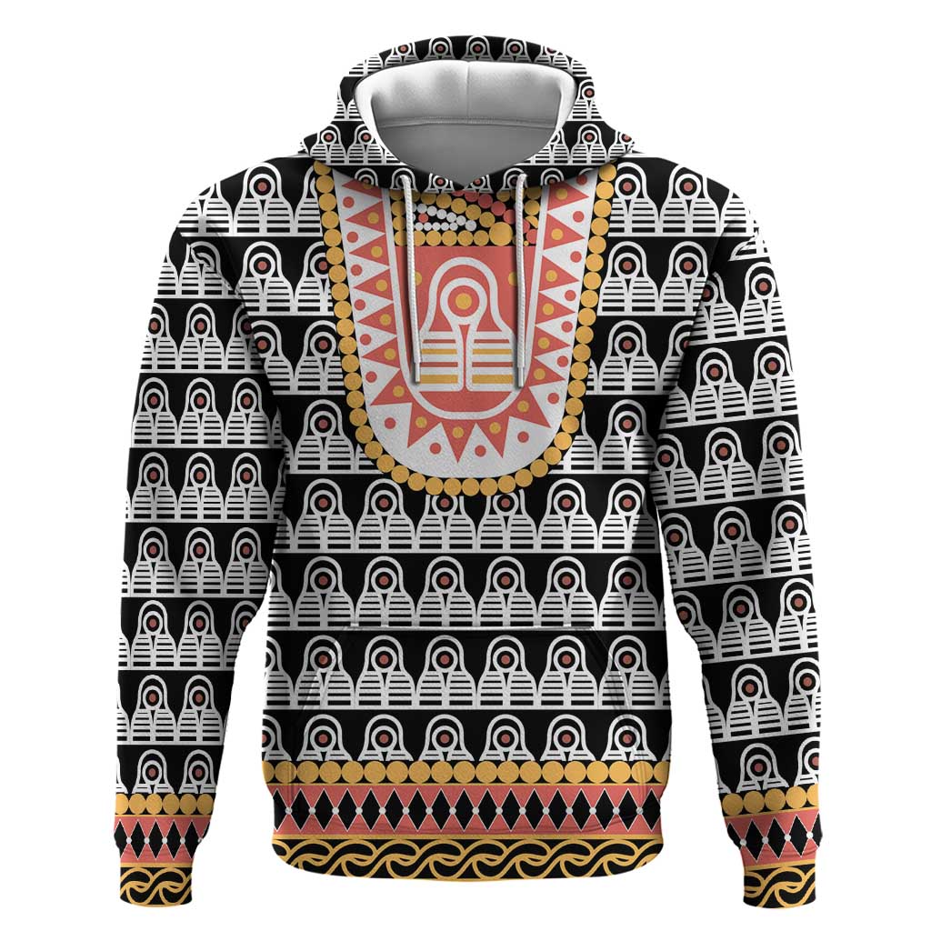 Cameroon Traditional Hoodie Toghu Pattern LT15