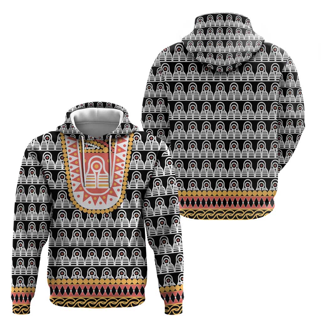 Cameroon Traditional Hoodie Toghu Pattern LT15