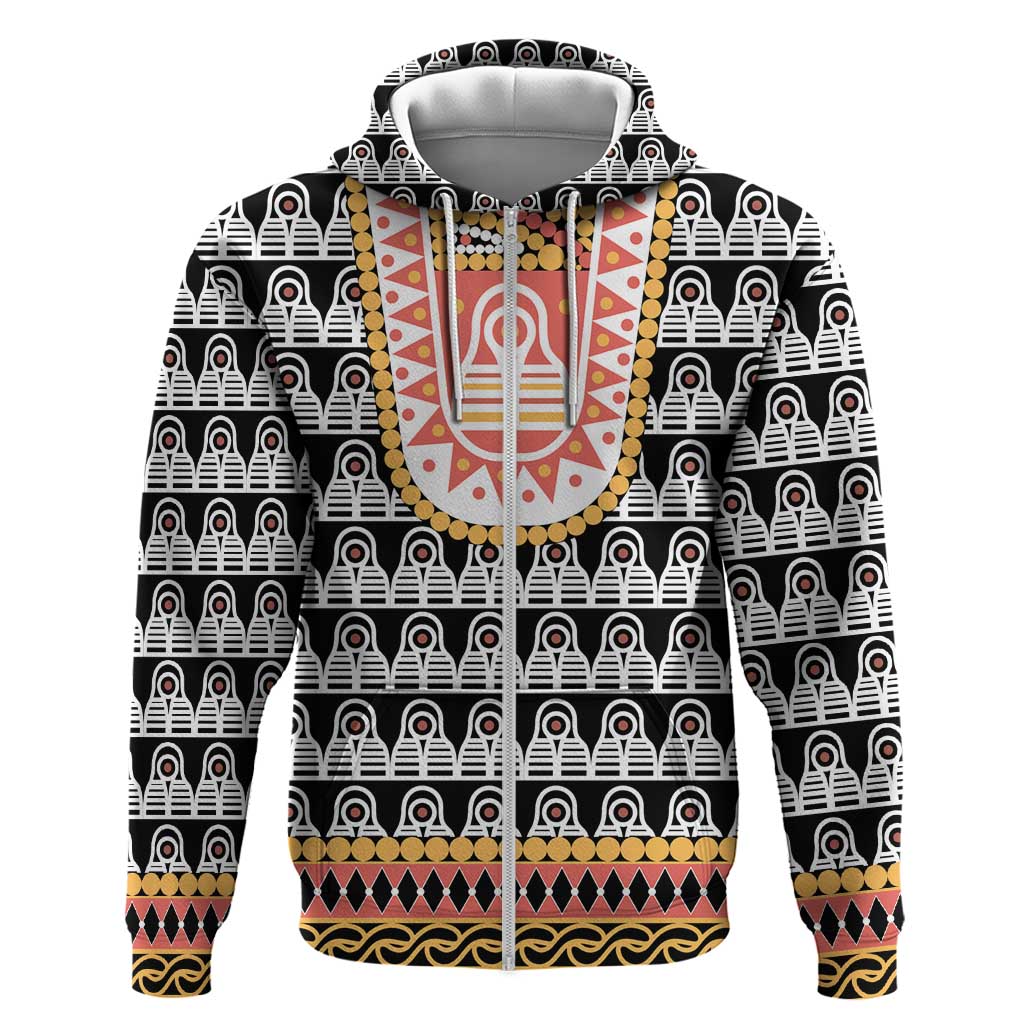 Cameroon Traditional Hoodie Toghu Pattern LT15