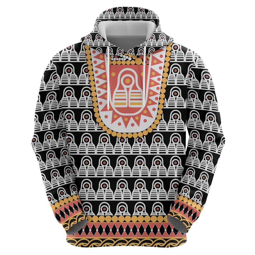 Cameroon Traditional Hoodie Toghu Pattern LT15