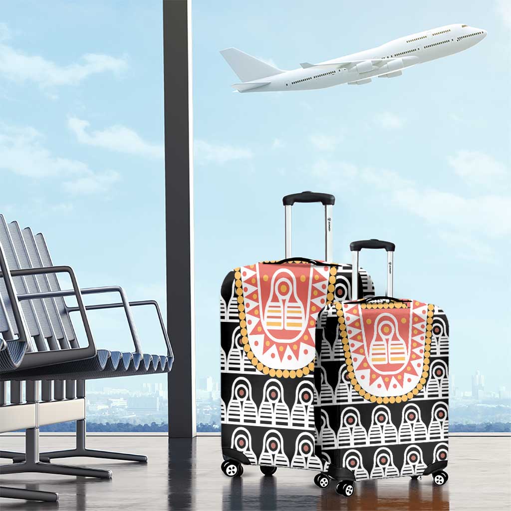 Cameroon Traditional Luggage Cover Toghu Pattern LT15