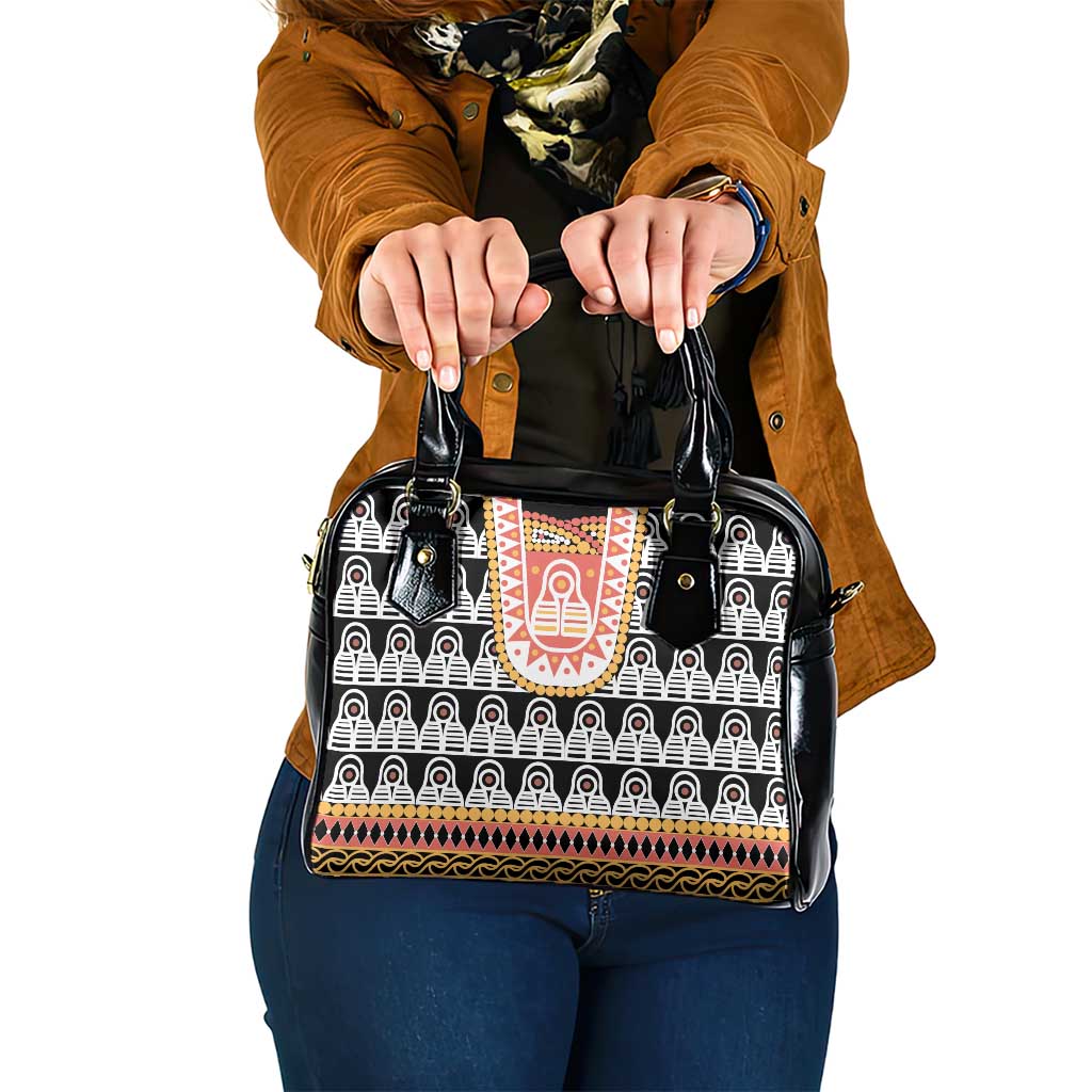 Cameroon Traditional Shoulder Handbag Toghu Pattern LT15