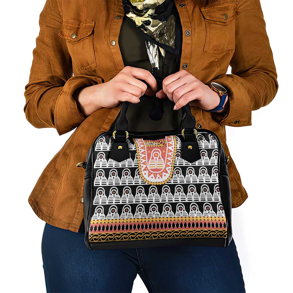 Cameroon Traditional Shoulder Handbag Toghu Pattern LT15