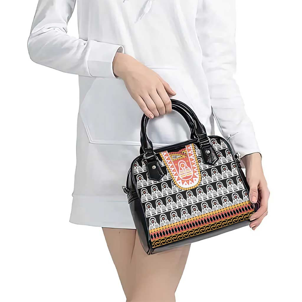Cameroon Traditional Shoulder Handbag Toghu Pattern LT15