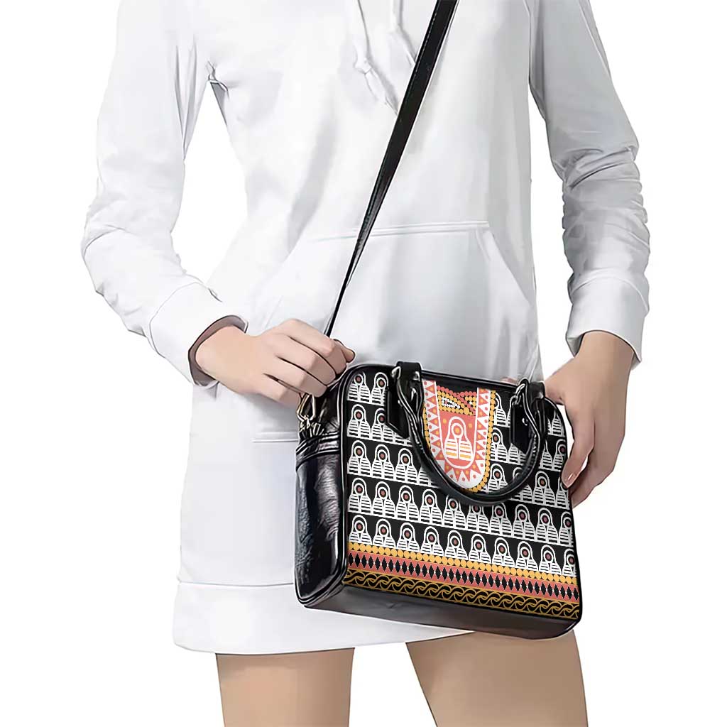 Cameroon Traditional Shoulder Handbag Toghu Pattern LT15