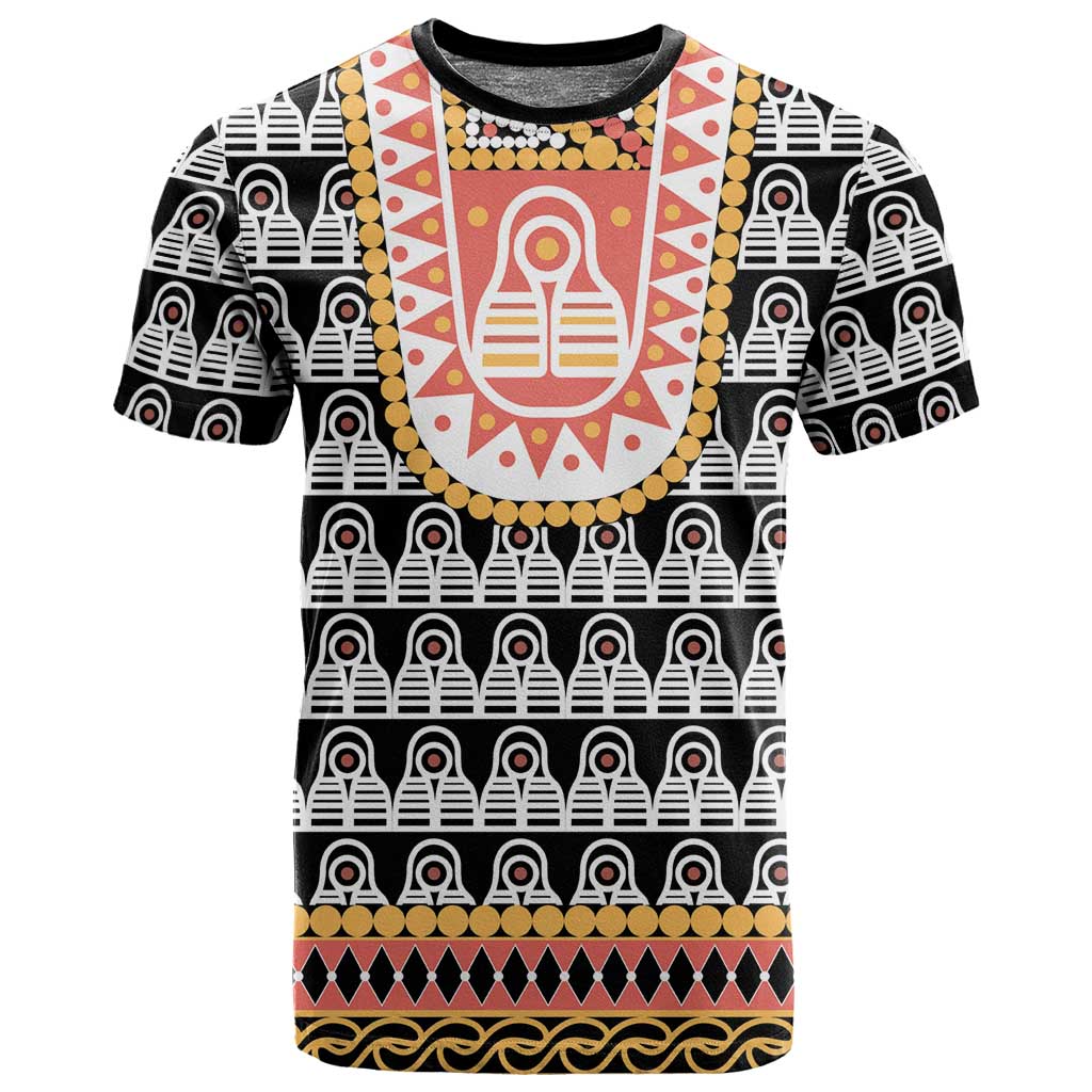 Cameroon Traditional Toghu Pattern T shirt LT15