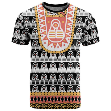 Cameroon Traditional Toghu Pattern T shirt LT15